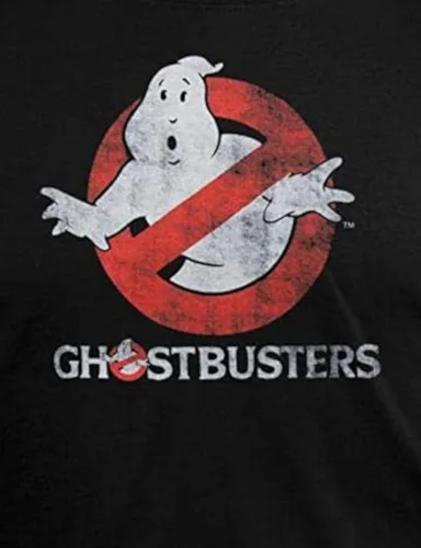 Vista 4 de Ghostbusters Logotipo de hombre para llevar, Negro