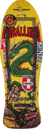 Vista 2 de Powell Peralta Rompecabezas De Monopatín Dragón Chino Caballero Amarillo