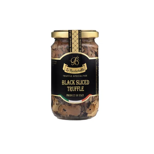 Vista 8 de La Rustichella - Trufa negra en rodajas - 100% fabricada en Italia Vegana, sin gluten, sin colesterol (3.17 oz (90 gr))