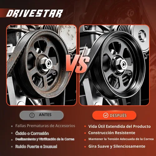 Vista 7 de 419-624 Polea tensora para Nissan Altima Maxima Murano Quest