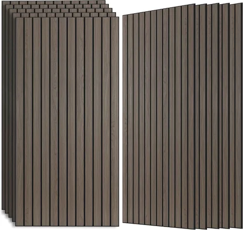 Vista 41 de Paquete de 4 paneles acústicos absorbentes de sonido, 47.2"x23.6" (47.2 x 23.6 pulgadas) paneles de amortiguación de sonido, paneles decorativos