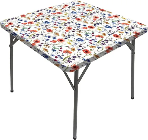 Vista 24 de Flying Birds - Mantel cuadrado elástico con diseño de pájaros en la rama de árbol, manteles decorativos de naturaleza y paz para el hogar, se adapta