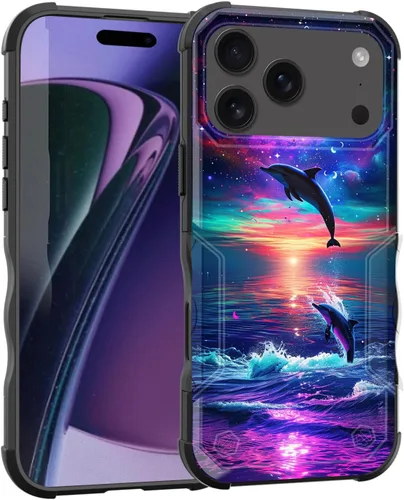 Vista 108 de Funda para iPhone Air, [doble capa] [protección contra caídas de grado militar de 10 pies] Funda resistente a prueba de golpes para iPhone Air