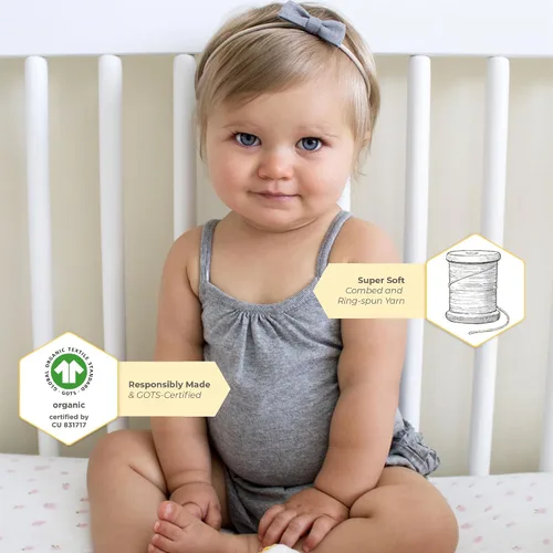 Vista 5 de Burts Bees Baby Body camisola clásica unisex para niños