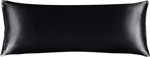 Vista 64 de BEDELITE Funda de almohada de satén para cabello y piel, súper suave y refrescante similar a las fundas de almohada de seda, paquete de 2 con cierre