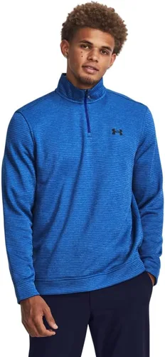 Vista 14 de Under Armour Suéter Storm SweaterFleece para hombre con cuarto de cremallera (001) negro/blanco/negro