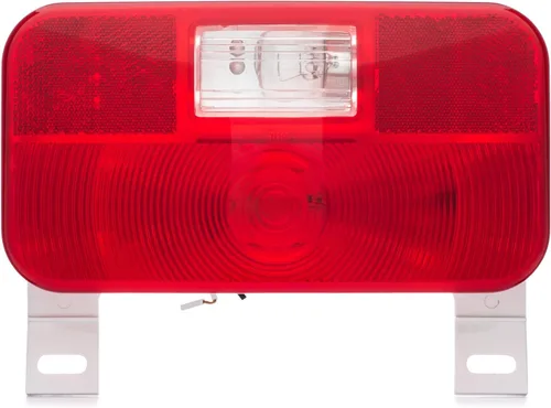 Vista 8 de Lumitronics Luz Roja de Montaje en Superficie de Parada/Giro/Cola, Soporte de Matrícula/Luz para RV, Remolque, Cámper, Quinta Rueda y Autocaravanas