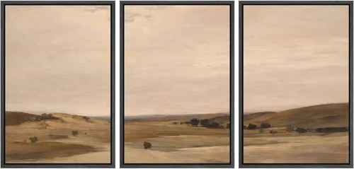 Vista 82 de SIGNWIN Lienzo enmarcado para pared, juego de arte tranquilo con reflejo de lago, acuarela, montaña y agua, ilustraciones modernas, arte abstracto