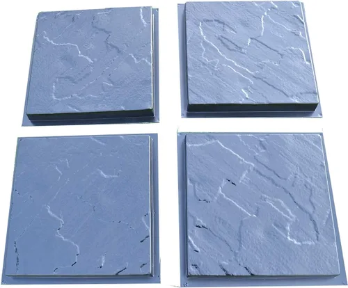 Vista 4 de SvitMolds Vendido Set 4 unids Moldes de plástico Fundición de hormigón pavimentación Jardín Camino Pavimento Piedra Patio # S28