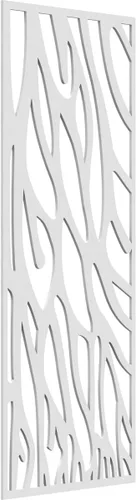Vista 68 de 9 3/8"W x 24 3/8"H x 1/4"T Bristol Decorativos Paneles de Pared de Madera Calado, Cereza