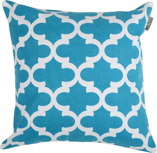 Vista 2 de Accent Home - Cojín 100% de algodón 4 fundas de cojín (sin relleno), cojines invisibles con cremallera, cojines estampados 100% algodón