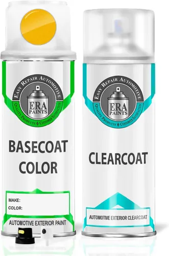 Vista 8 de ERA Paints D6/M7109 – Amarillo gritando para Ford Exact Match Automotive Touch Up Paint Spray – Kit esencial 2K