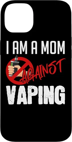 Vista 15 de iPhone 16 I'm A Mom Against Vaping Vaper's Club Vape Case