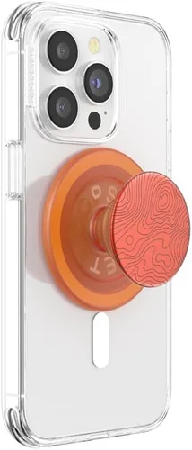 Vista 17 de Agarre para teléfono PopSockets con patas de apoyo extensibles, PopSockets para teléfono, PopGrip, Into The Woods - Camo Flow Sujeción segura