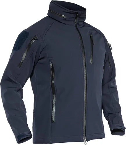 Vista 3 de TACVASEN Special Ops - Chaqueta táctica para hombre, resistente al agua, softshell y desmontable, con capucha