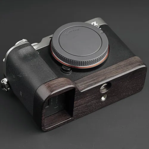 Vista 4 de Protector de base de madera para cámara de madera, hecho a mano, peso ligero para X-H2S XH2S Fuji X-H2 XH2 XH2