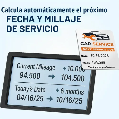 Vista 7 de Impresora de Adhesivos de Cambio de Aceite McAuley Labels - Sistema de Impresora de Adhesivos de Recordatorio de Próximo Servicio Godex RT200i