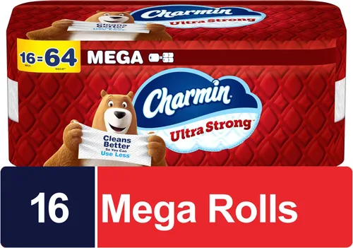 Vista 14 de Charmin Ultra Strong - Papel higiénico, Mega rollo, 18 rollos de 286 hojas por rollo