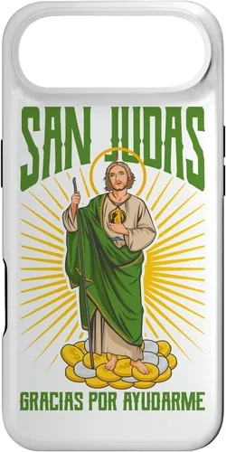 Vista 27 de San Judas Tadeo Gracias por ayudarme - Carcasa para iPhone 17