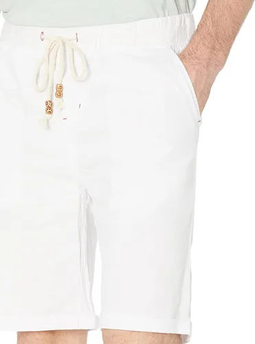 Vista 4 de Tienda Essentials Men's Linen Casual Classic Fit Short