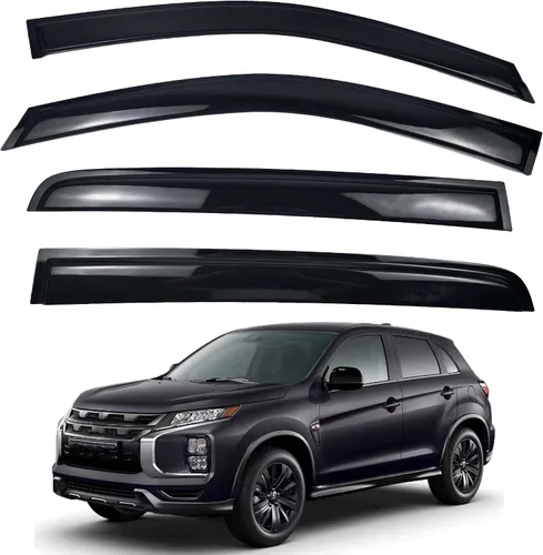 Vista 7 de Protectores de lluvia para ventanas compatibles con Toyota Prius 2010, 2011, 2012, 2013, 2014, 2015, accesorios para Toyota Prius, viseras