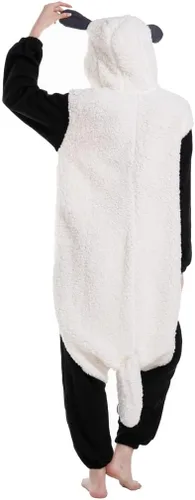 Vista 5 de SimZoo Pijama de animal para adultos, disfraz de cosplay de animales para hombres y mujeres, ropa de dormir unisex de una sola pieza