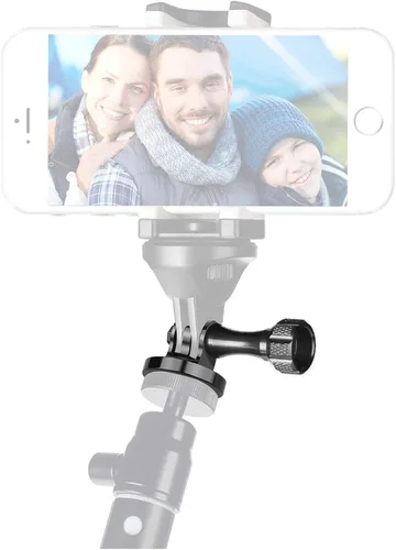 Vista 2 de ChromLives Adaptador de montaje de trípode con tornillo de pulgar compatible con Gopro Hero 11,10,9, 8, 7, 6, 5, 4, DJI Osmo, Sjcam, cámaras