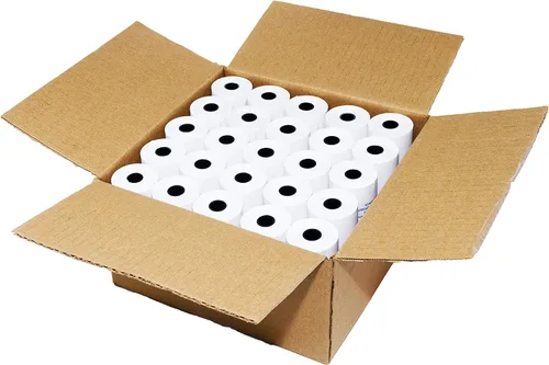Vista 6 de (10 Rolls) 3 1/8 x 230 thermal paper square POS cash register thermal receipt paper rolls bpa free BuyRegisterRolls