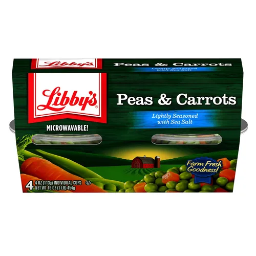 Vista 2 de Libby's Vasos para microondas de 4 a 4 onzas (paquete de 6) elige el tipo vegetal a continuación (paquete de muestreador)
