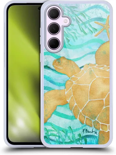 Vista 17 de Head Case Designs Funda de gel suave con licencia oficial de Paul Brent Agate Mermaid Coastal compatible con Samsung Galaxy A35 5G