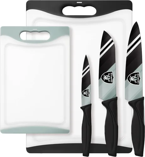 Vista 10 de The Sports Vault NFL unisex-adult 5-Piece & Cutting Board Set
