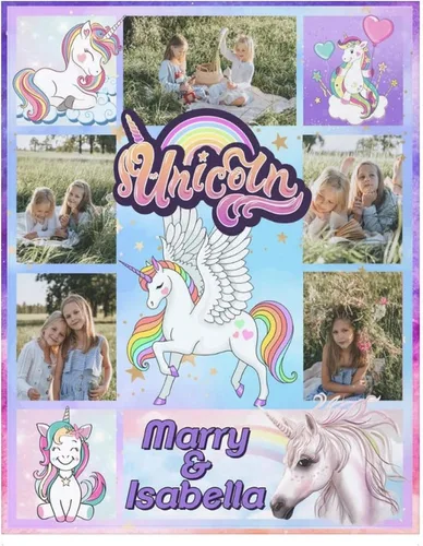 Vista 14 de Artsadd Manta facial personalizada de princesa para niñas, personalizada con cara de niños, manta personalizada para niños, nombre de foto de bebé