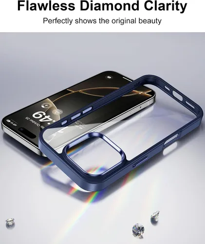 Vista 378 de HOOMIL Funda para iPhone 7 Plus/iPhone 8 Plus de 5.5 Pulgadas, sin amarillamiento, protección contra caídas, cubierta trasera dura transparente