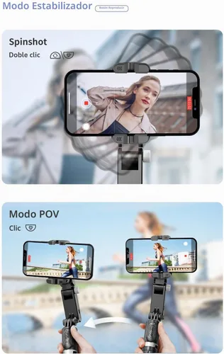 Vista 4 de Estabilizador cardán para teléfonos inteligentes, 3 ejes