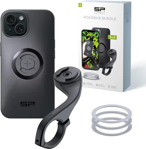 Vista 11 de SP CONNECT Paquete de bicicleta de carretera SPC+ Compatible con iPhone 11 Pro/XS/X Negro