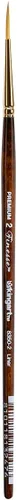 Vista 14 de KINGART Premium Finesse 8020-0 Ultra Round Series - Cepillo para artista, pelo sintético Kolinsky Sable, mango corto, acuarela y pinturas al óleo
