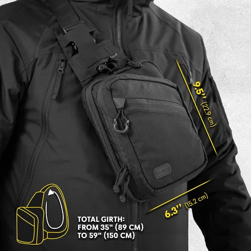Vista 2 de M-Tac Elite - Bolso de transporte táctico EDC con funda oculta para el pecho CCW