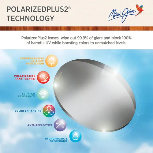 Vista 4 de Maui Jim Gafas de sol polarizadas de estrella de mar para mujer