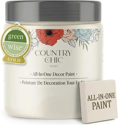 Vista 17 de Country Chic - Pintura a la tiza todo en uno para muebles y armarios, ecológica, acabado mate, con primer y sellador, para madera y metal, Alchemist