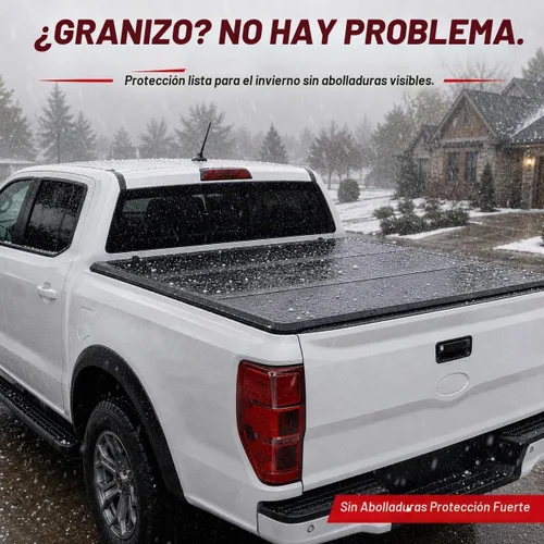 Vista 4 de Cubierta rígida de tres pliegues F150 Tonneau para Ford F-150 2015