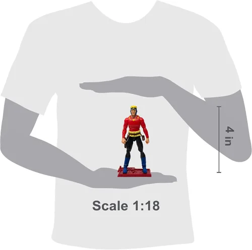 Vista 3 de Boss Fight Studio Hero H.A.C.K.S. Flash Gordon - Figura de acción de cómic – Figura coleccionable altamente articulada y accesorios que incluyen