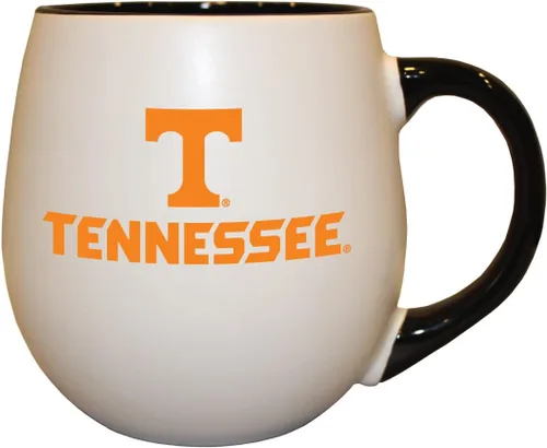 Vista 12 de RFSJ Auburn - Taza de cerámica de bienvenida de 18 onzas, blanco, azul marino, naranja