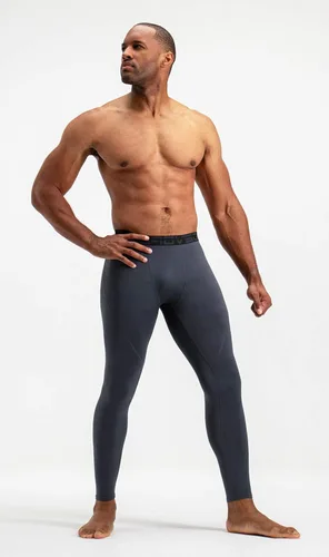 Vista 2 de DEVOPS - Pantalones de compresión térmicos para hombre, mallas atléticas de base, paquete de 2