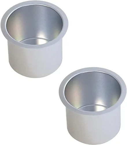 Vista 14 de GSE Games & Sports Expert Portavasos de aluminio jumbo, portavasos para mesas de póquer de casino, escritorios de trabajo, barcos, casas rodantes