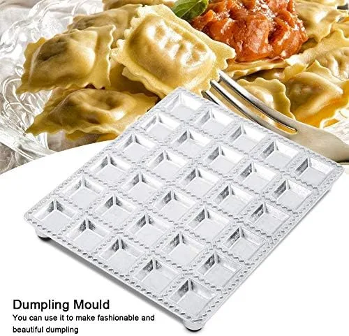 Vista 3 de Molde de ravioles de acero inoxidable, fabricante de moldes de pastelería de bolas de masa de ahorro de energía, utensilios de cocina, mini