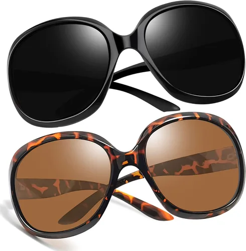 Vista 76 de Joopin Lentes de sol de gran tamaño para mujer, polarizados, grandes, para conducción, protección UV, grandes sombras