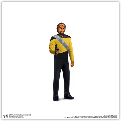 Vista 9 de Trends International Gallery Pops Star Trek: The Next Generation - Póster de pared de Worf, 12.00 x 12.00 pulgadas, versión de marco negro