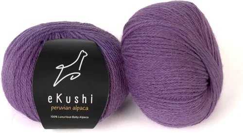 Vista 76 de 100% Hilo de Alpaca Baby para Tejer y Ganchillo - 1 Cono de Hilo Premium DK - Ligero, Hipoalergénico y Térmico Hecho en Perú - Ideal para Proyectos