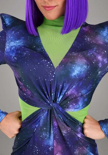 Vista 4 de Sexy Cosmic Alien Costume for Women