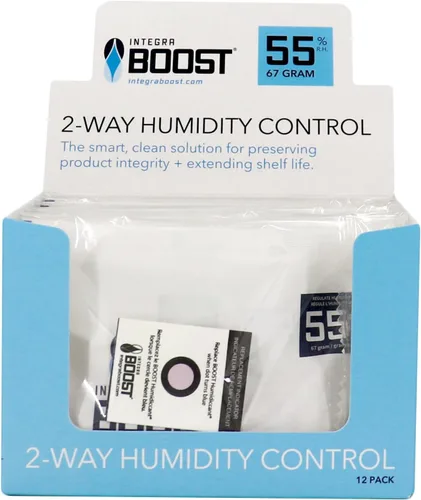 Vista 11 de Integra Boost - Nivel de humedad del 55% - Tamaño de 2.36 oz - Paquete de control de humedad bidireccional - Incluye tarjetas indicadoras